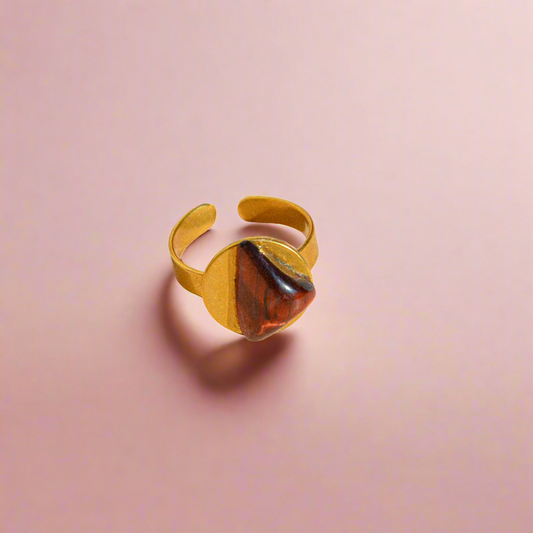 Bague œil de tigre