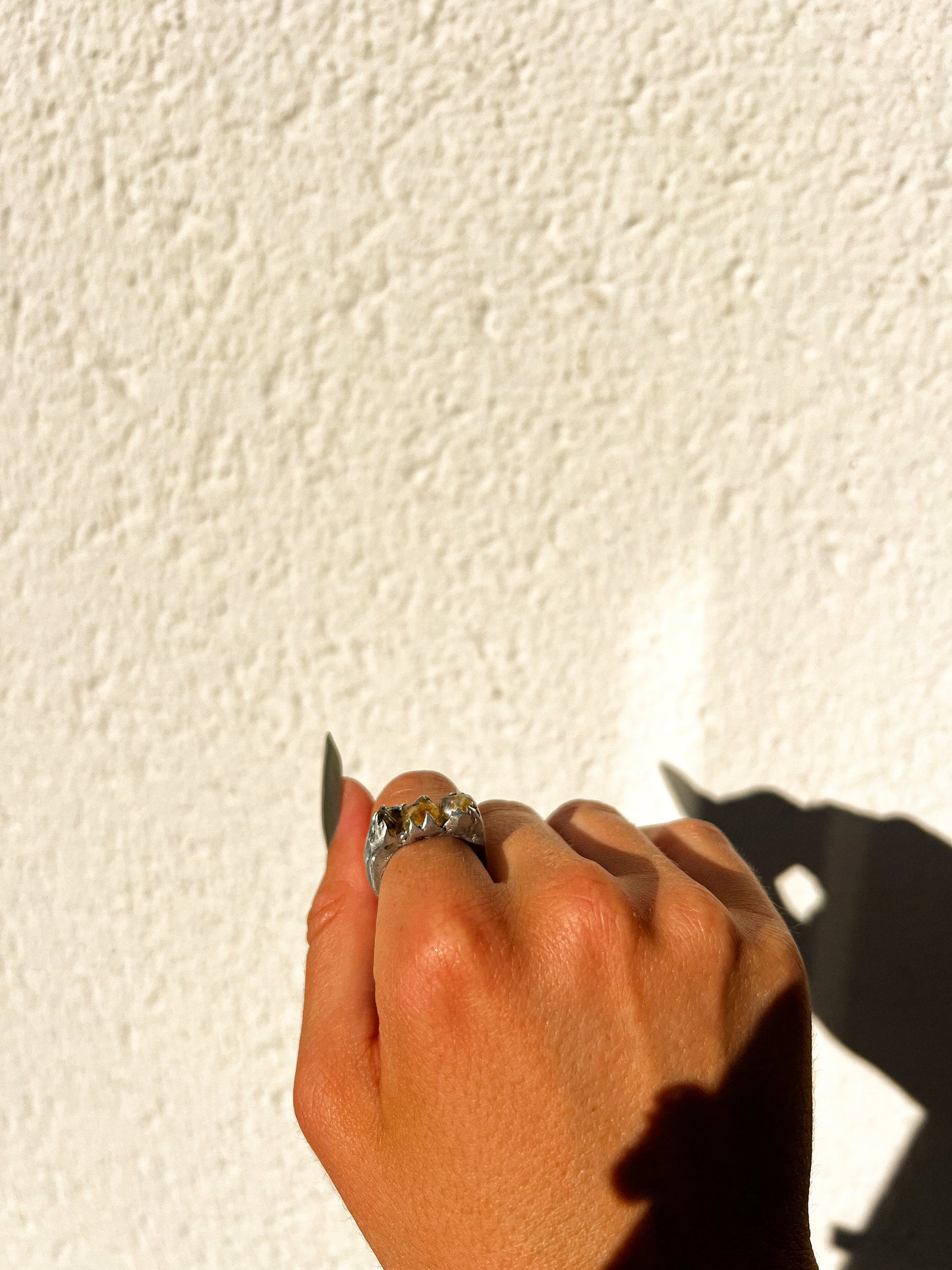 Bague soudure Citrine