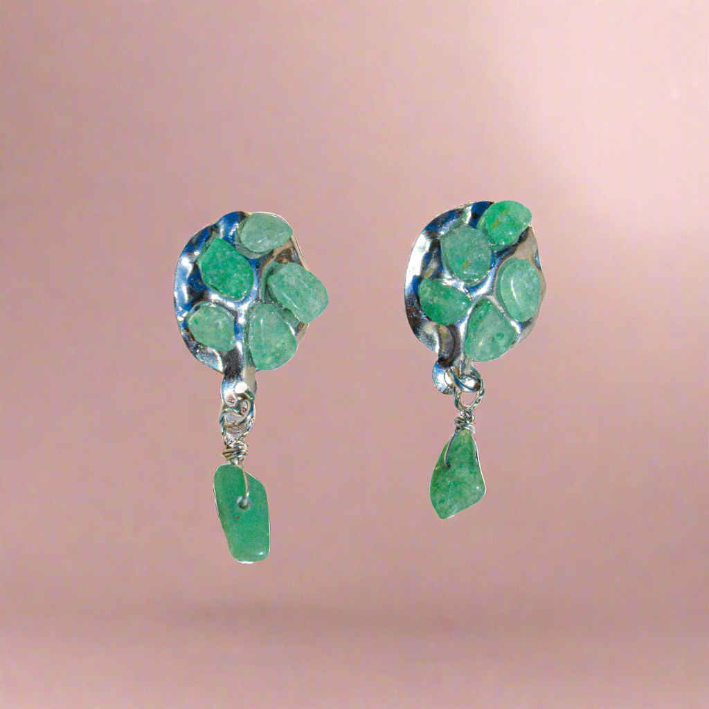 Aventurine earrings