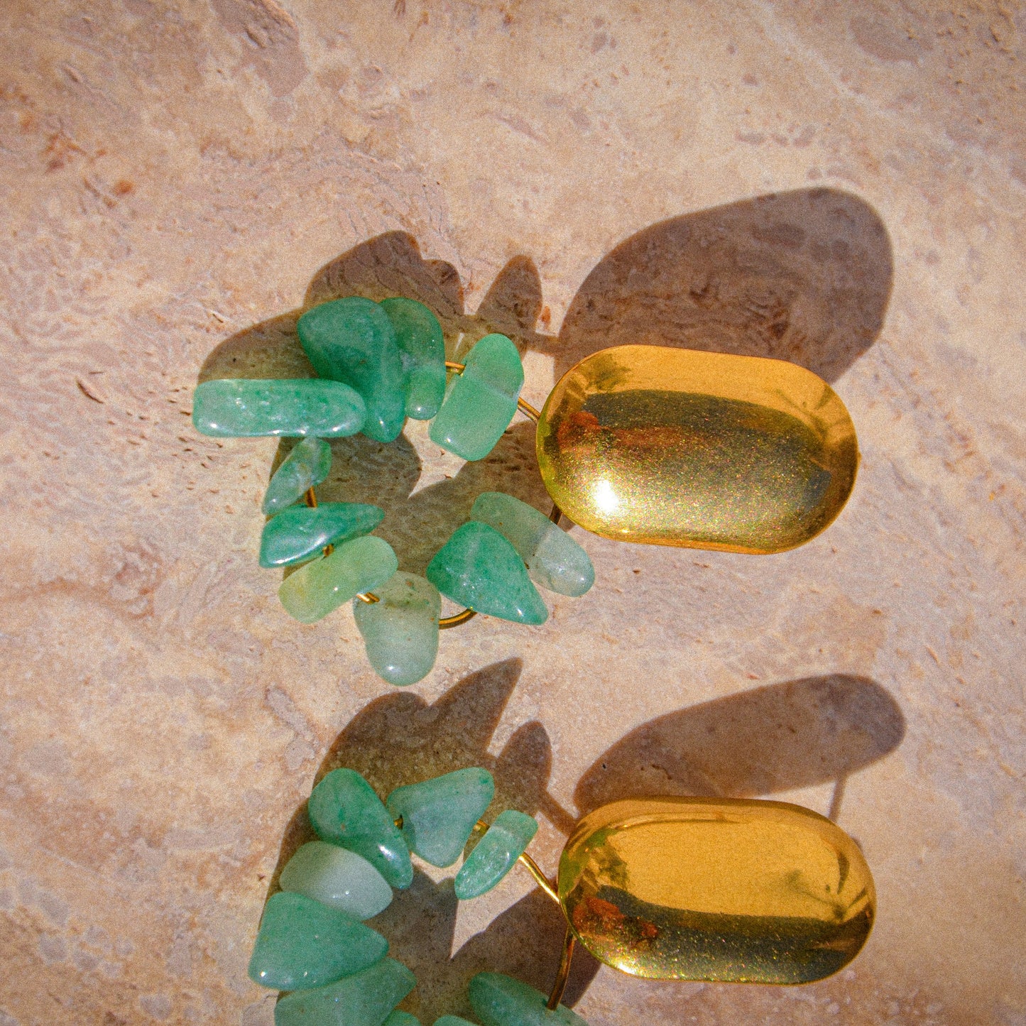Boucles d'oreilles Aventurine