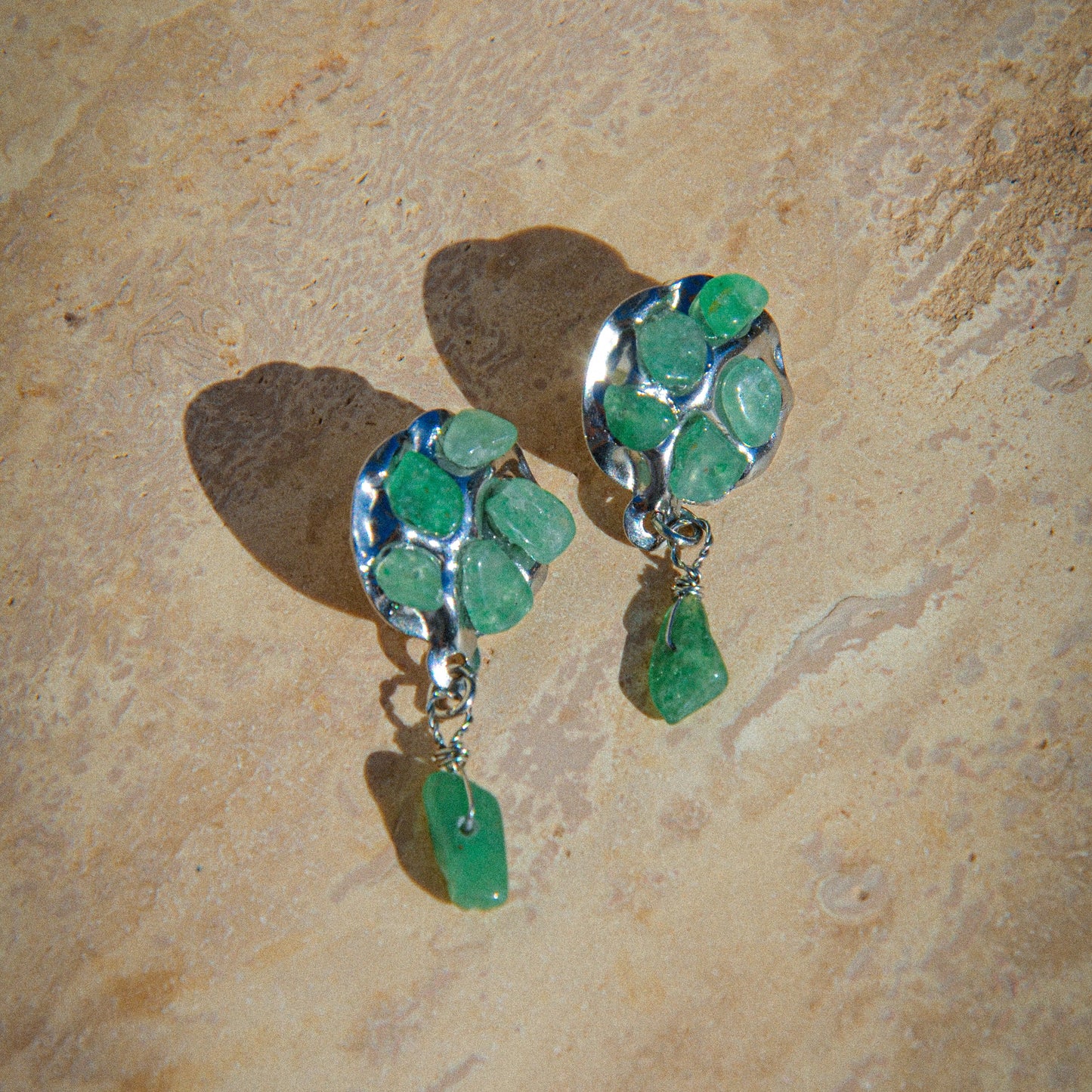 Aventurine earrings