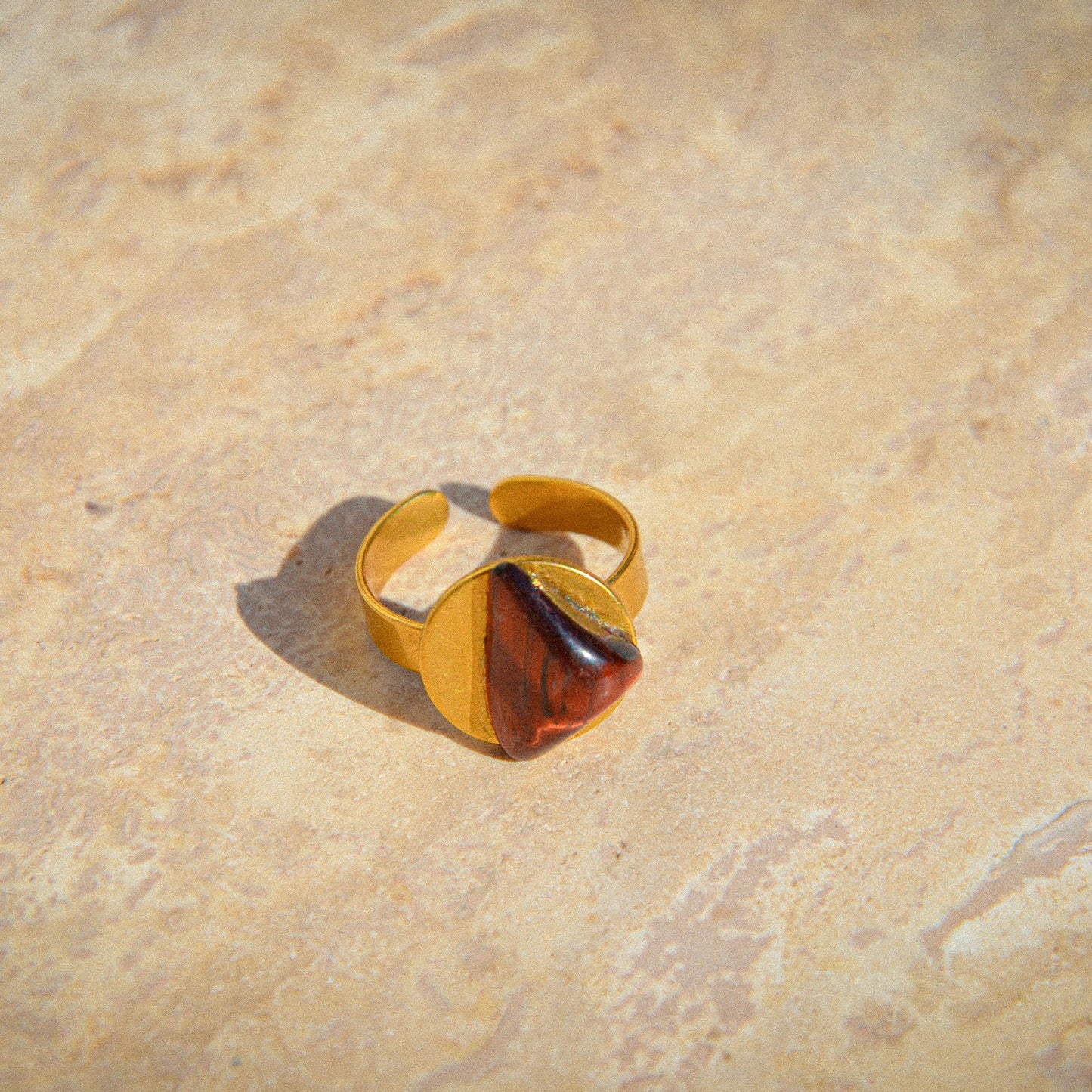 Bague œil de tigre