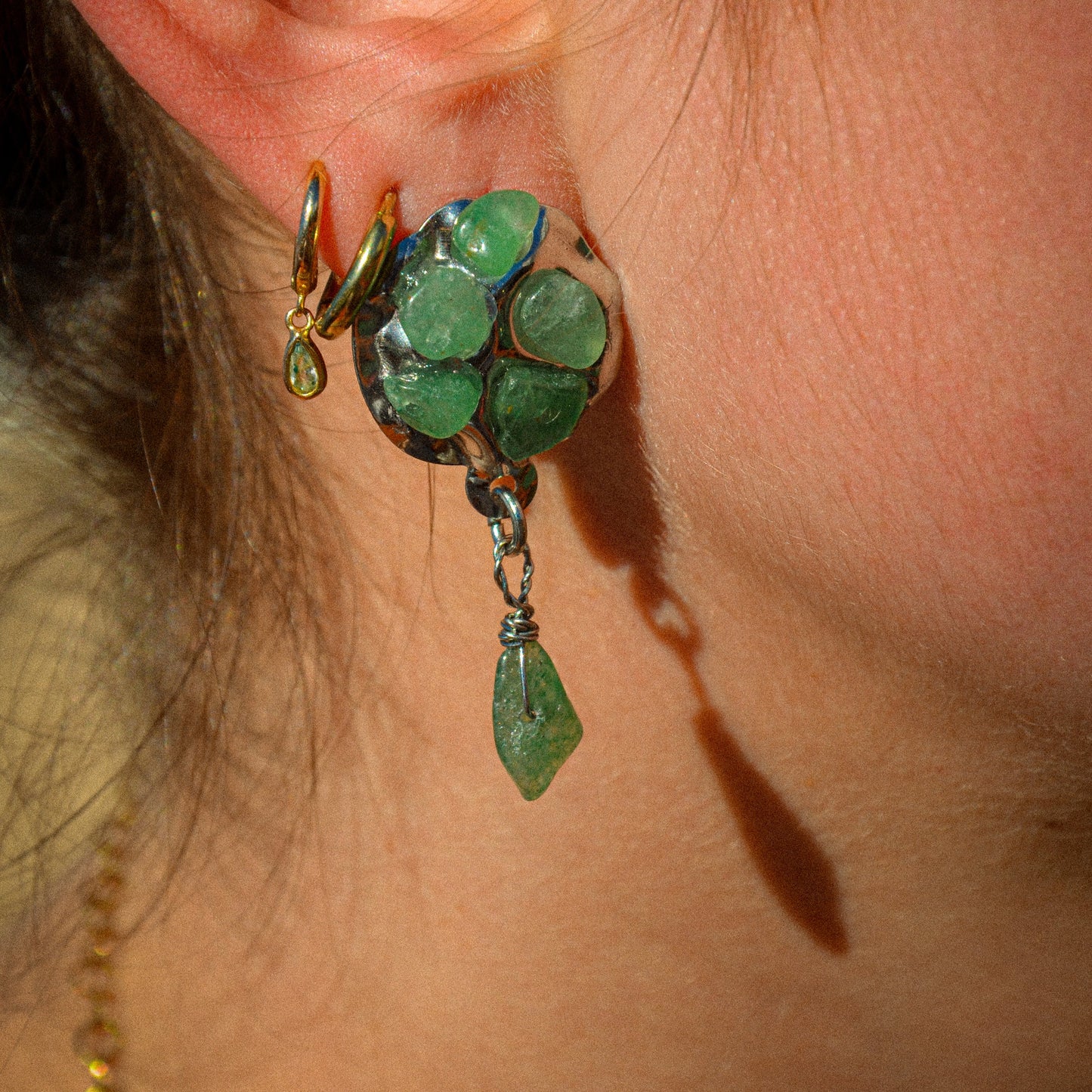 Aventurine earrings