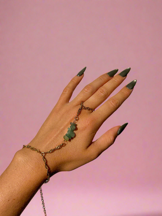 Bijou de main Aventurine