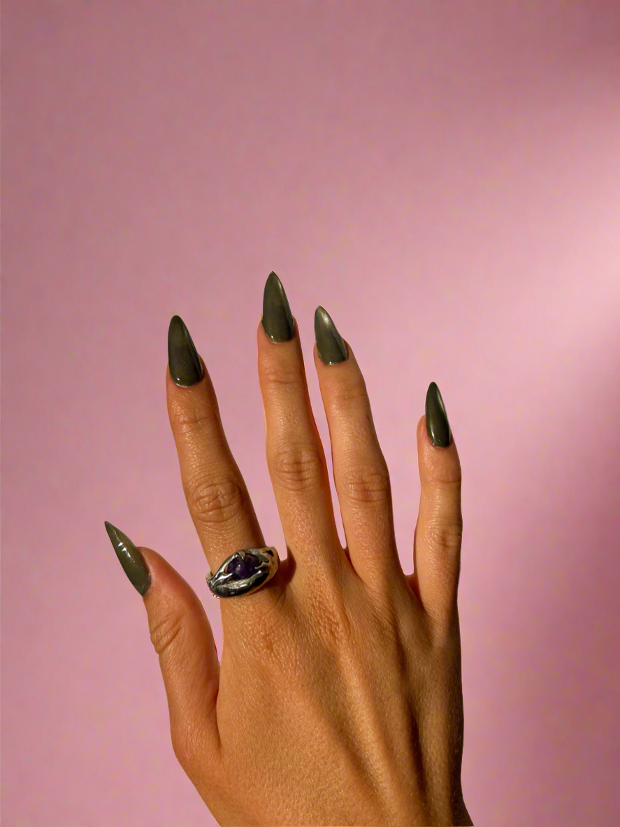 Bague soudure Améthyste
