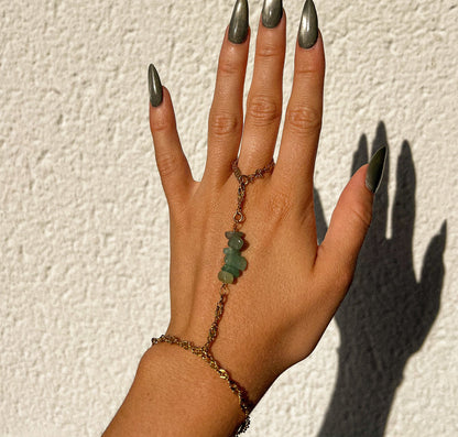Bijou de main Aventurine
