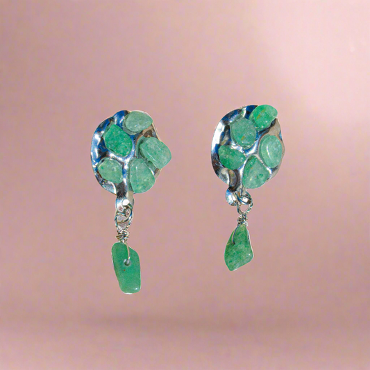 Boucles d'oreilles Aventurine