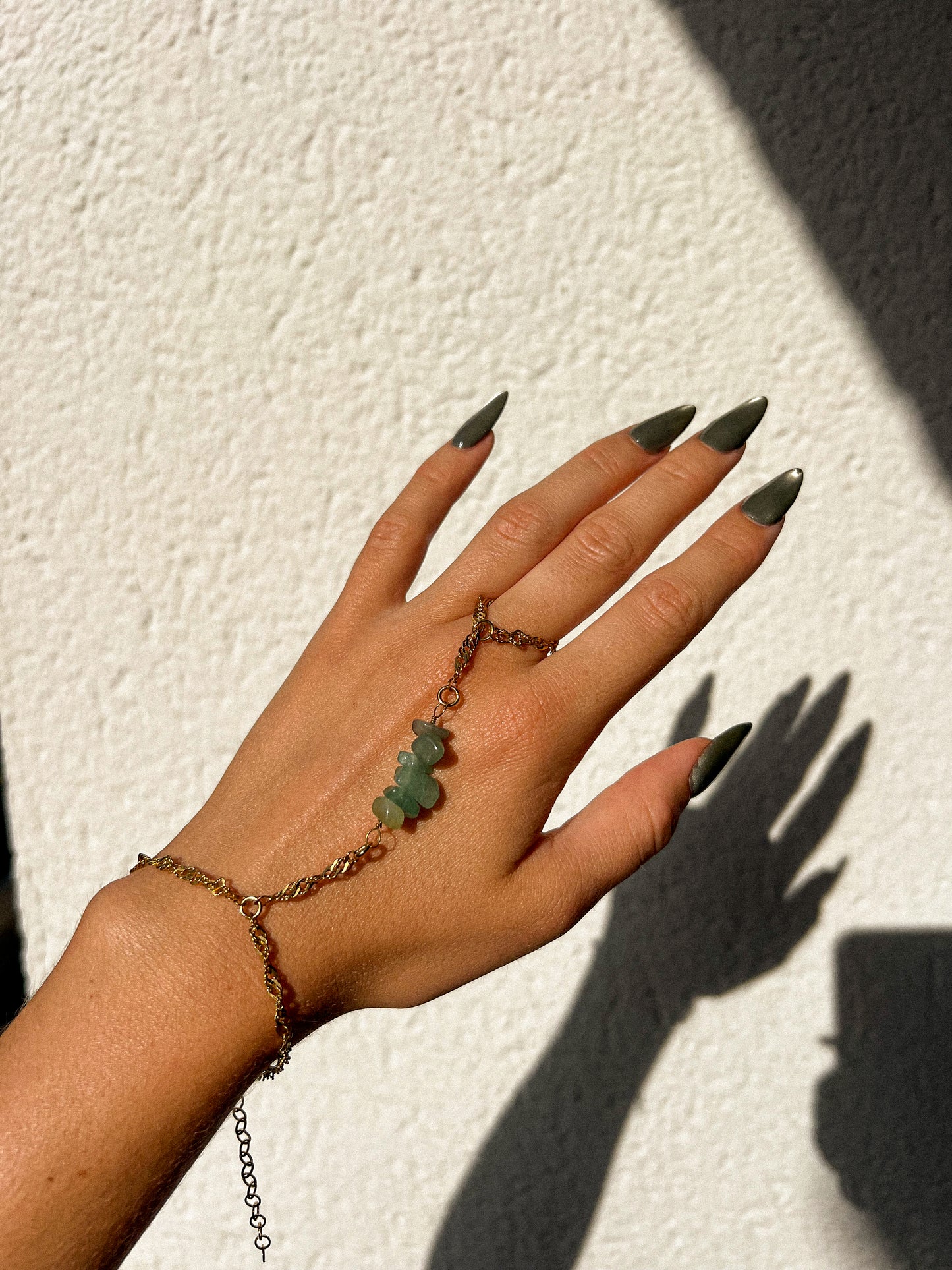 Bijou de main Aventurine