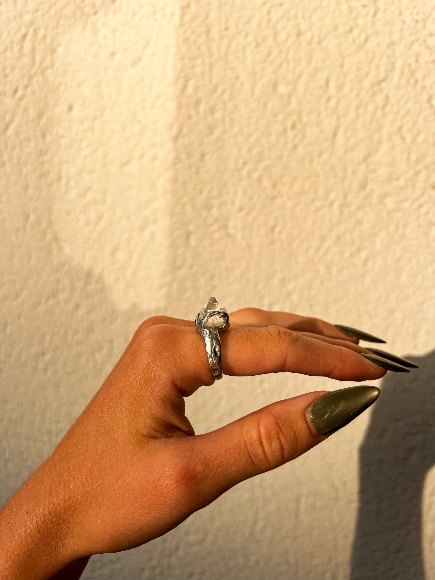 Bague soudure Apophyllite