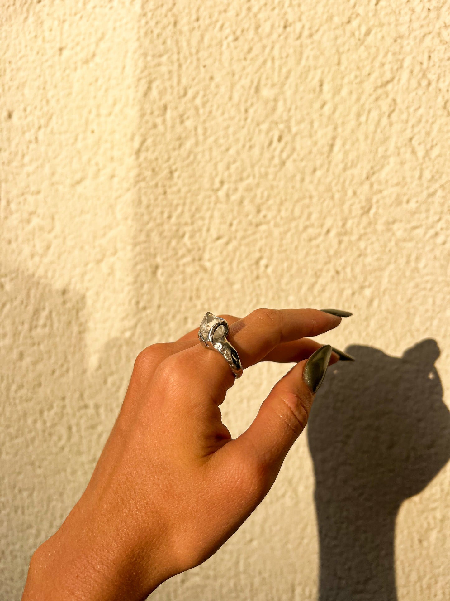 Bague soudure Apophyllite