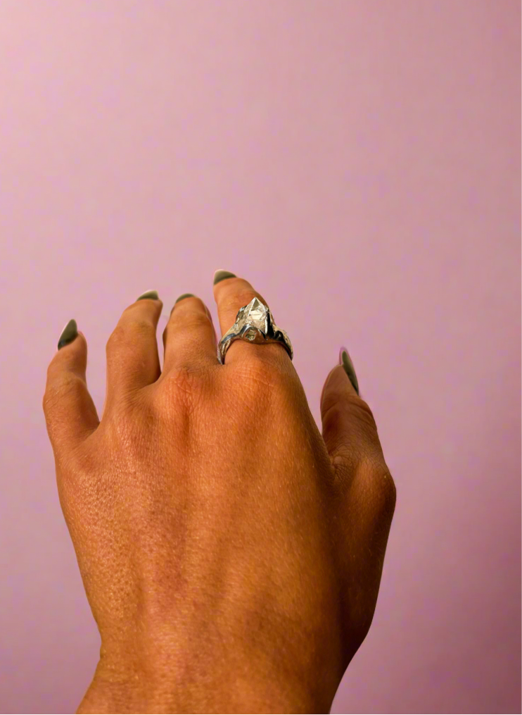 Bague soudure Apophyllite