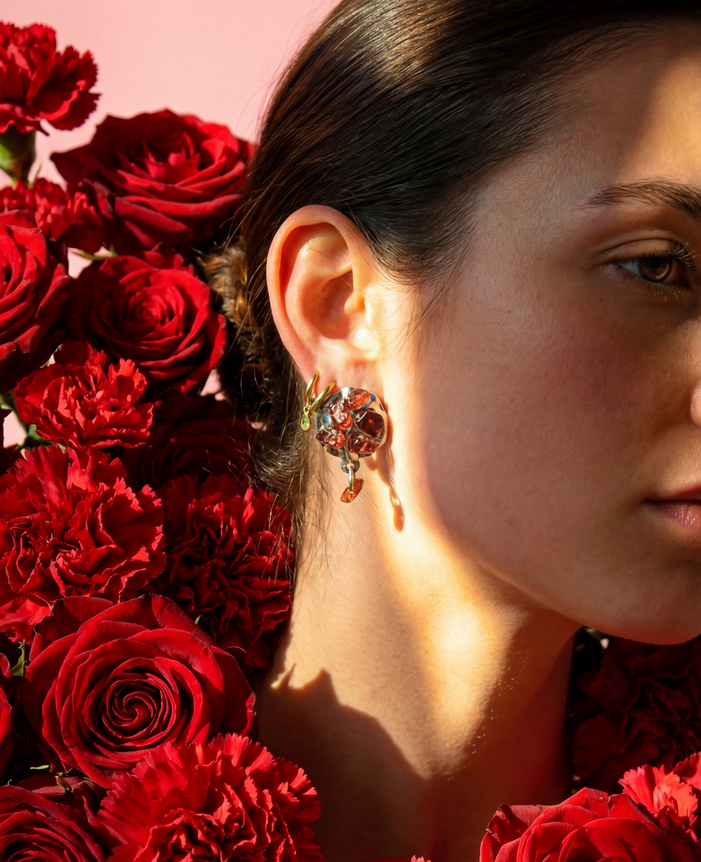 Grenat earrings