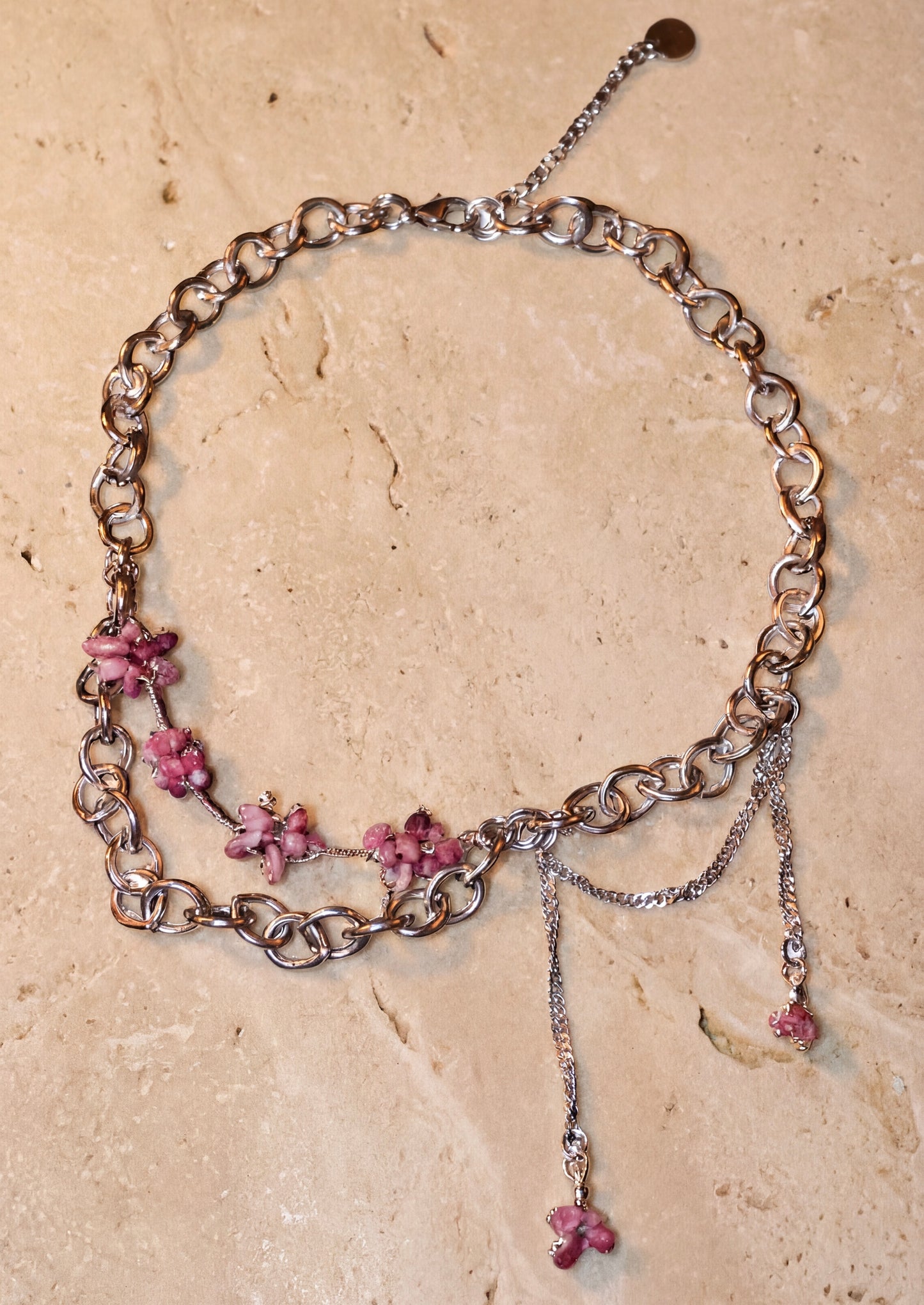 Pink Tourmaline Necklace